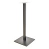 Base de mesa BEVERLY, alta, tubo cuadrado, negra, base de 45 x 45 cms