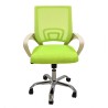 Sillón de oficina FISS NEW (M), blanco, regulación de altura, basculante