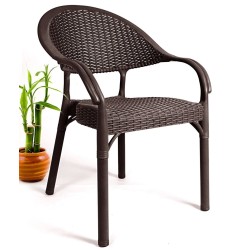 Sillón TORREMOLINOS, apilable, patas metálicas