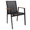 Sillón ROSAURO, apilable, aluminio