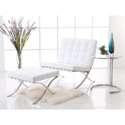 Mesa EG NEW, regulable, acero inoxidable y cristal