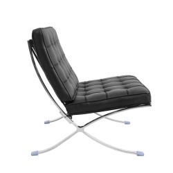 Silla BARNA (T), diseño, acero inoxidable
