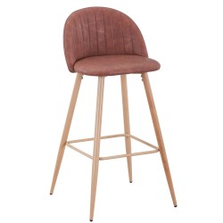 Taburete VELVET NEW, patas metálicas
