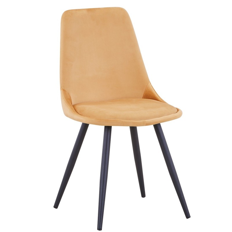 Silla OLD BLACK NEW, patas metálicas
