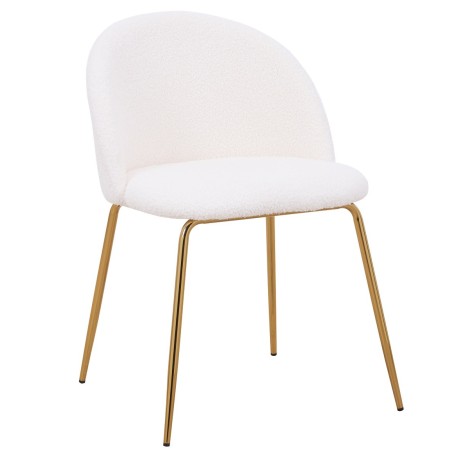 Silla TEDDY, patas doradas