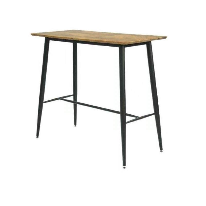 Mesa alta NITRA, metal, tapa DM 6064 vintage