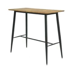 Mesa alta NITRA, metal, tapa DM 6064 vintage