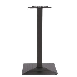 Base de mesa TIBER, alta, negra, base de 55 x 44 cms