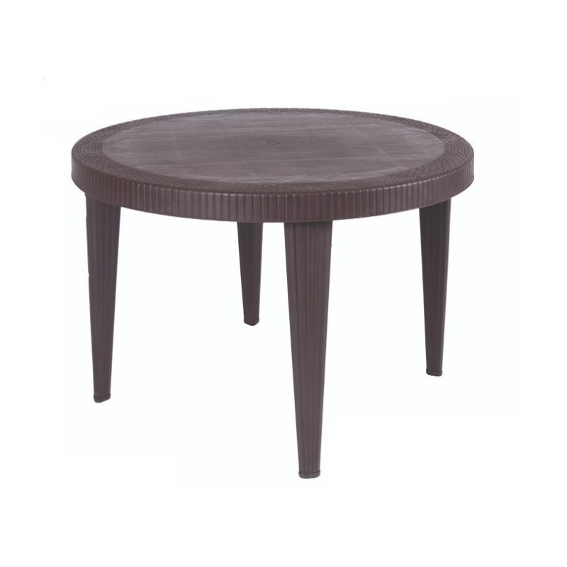 Mesa KATIA, polipropileno marrón chocolate