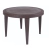 Mesa KATIA, polipropileno marrón chocolate