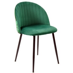 Silla FLORAL, metal