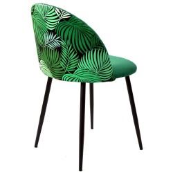 Silla FLORAL, metal