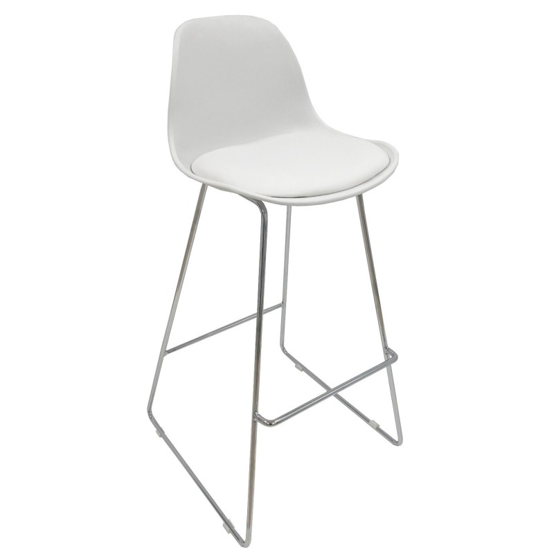Taburete TOW FIBB, cromado