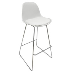 Taburete TOW FIBB, cromado