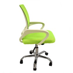 Sillón de oficina FISS NEW, blanco, regulación de altura, basculante