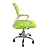 Sillón de oficina FISS NEW, blanco, regulación de altura, basculante