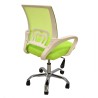 Sillón de oficina FISS NEW, blanco, regulación de altura, basculante