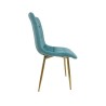 Silla SHAYLA, metal, dorado