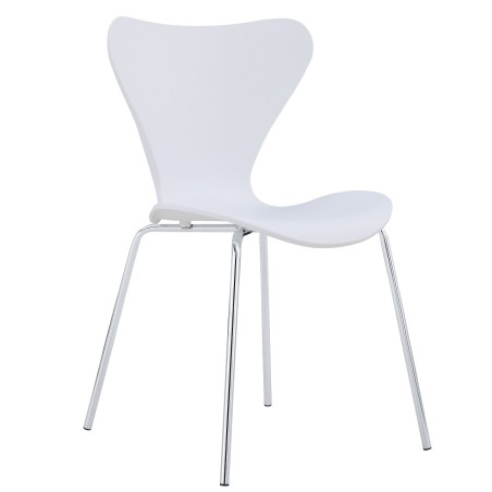 Silla ARNE NEW, apilable, cromada