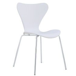 Silla ARNE NEW, apilable, cromada