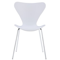 Silla ARNE NEW, apilable, cromada