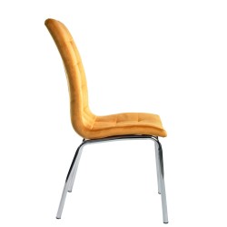 Silla AROA, cromada