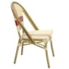 Silla GARNIER, apilable, aluminio