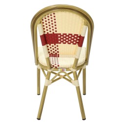 Silla GARNIER, apilable, aluminio