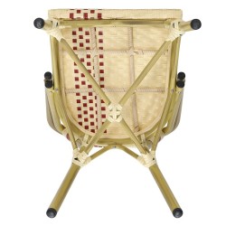 Silla GARNIER, apilable, aluminio
