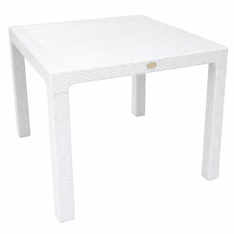 Mesa MIJAS, polipropileno blanco
