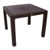 Mesa MIJAS, polipropileno marrón chocolate
