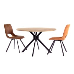 Mesa MINERVA NEW, metal, madera