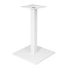 Base de mesa BEVERLY BL72, tubo cuadrado, blanca, base de 45 x 45 cms