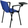 Silla NIZA, brazos y pala, chasis negro