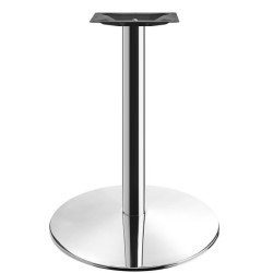 Base de mesa BENAMARA, acero inoxidable, base de acero de 8 mm. 45 cms de diámetro