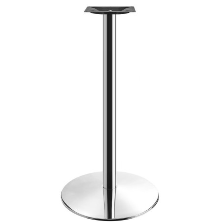 Base de mesa BENAMARA, alta, acero inoxidable, base de acero de 8 mm. 45 cms de diámetro