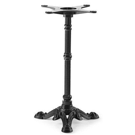 Base de mesa BRISTOL NEW, fundición, 3 pies, negra