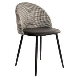 Silla ETNA, metal negro