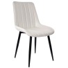 Silla YUCCA, metal negro