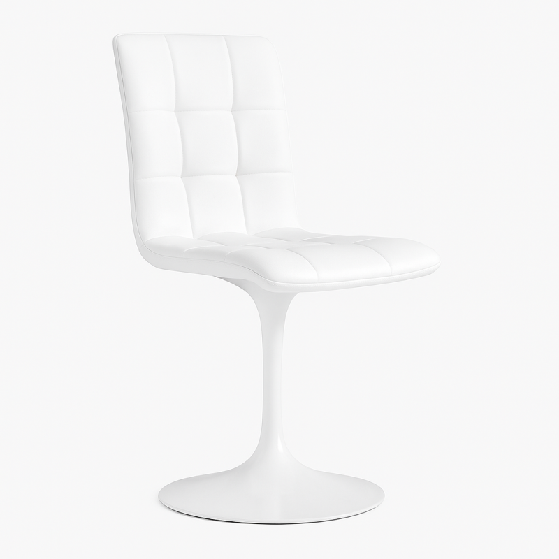 Silla IVONNE, metal blanco