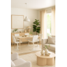 Silla IVONNE, metal blanco