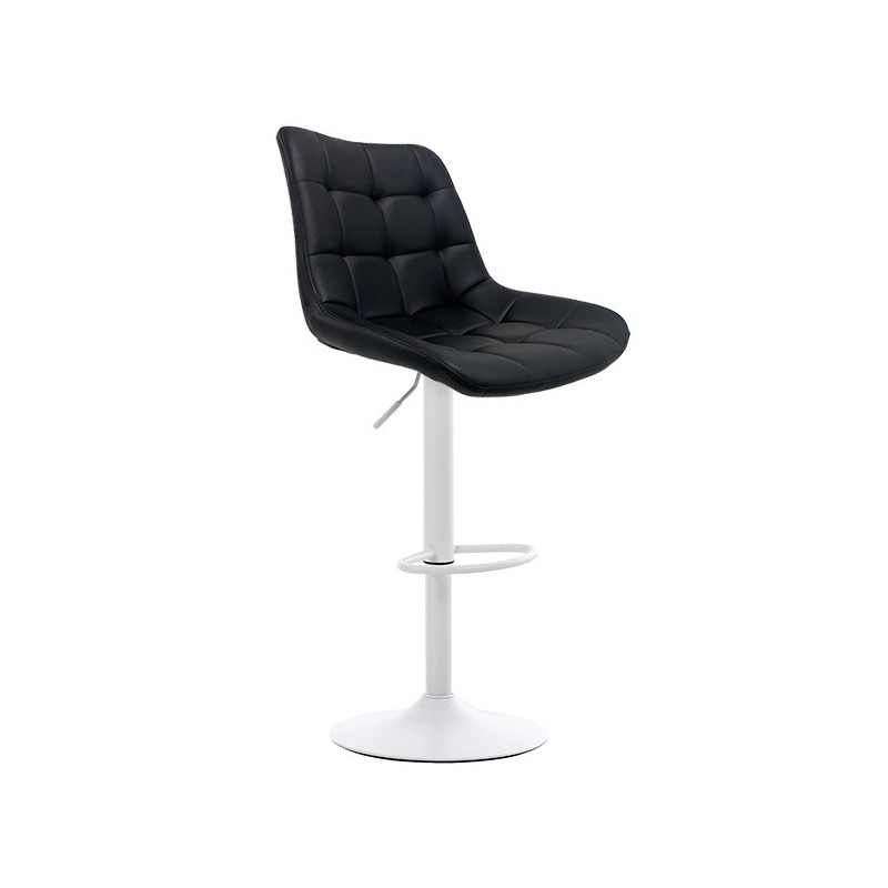 Taburete IVONNE, metal blanco