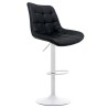 Taburete IVONNE, metal blanco