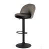 Taburete ETNA, regulable, metal negro