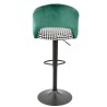 Taburete TEIDE, regulable, metal negro