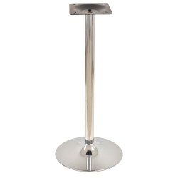 Base de mesa CRISS NEW, alta, cromada, base 45 cms diámetro