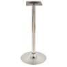 Base de mesa CRISS NEW, alta, cromada, base 45 cms diámetro