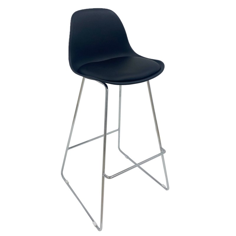 Taburete TOW FINN, cromado