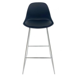 Taburete TOW FINN, cromado