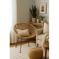 Sillón CIDORA, metal